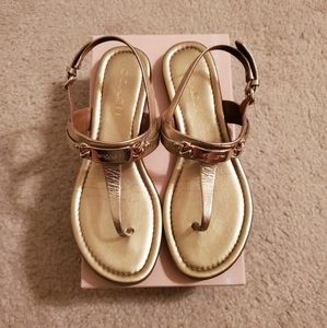 Coach Sandals Gold